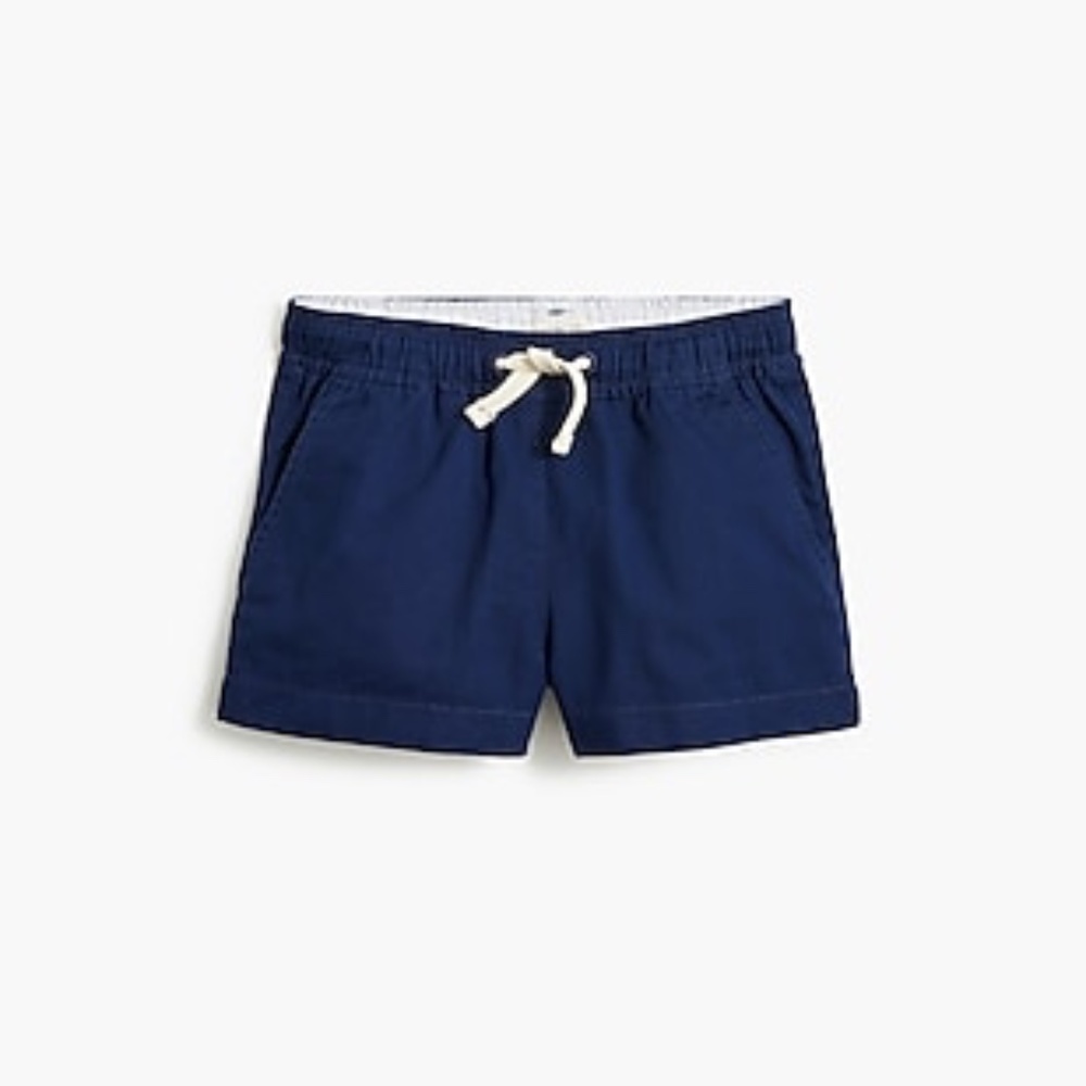 Jcrew crewcuts girls size 10 knit navy pull on shorts